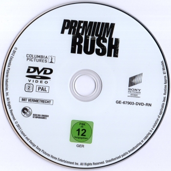 Premium Rush - Fahr wie der Teufel - (Vermietrecht) - Einzel-DVD - Neu & OVP